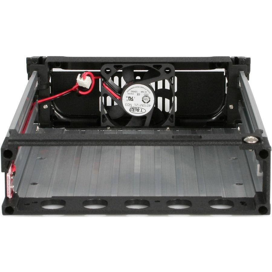 Startech.Com Black Aluminum 5.25In Rugged Sata Hard Drive Mobile Rack Drawer