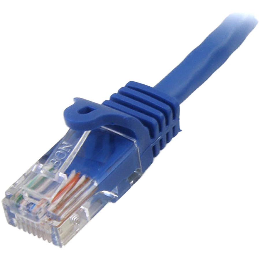 Startech.Com Cat5E Patch Cable With Snagless Rj45 Connectors  3 Ft, Blue