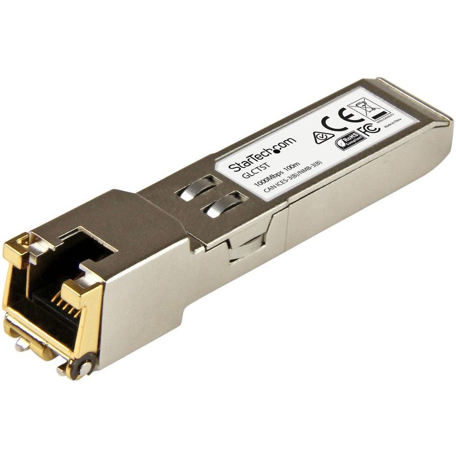 Startech.Com Cisco Glc-T Compatible Sfp Transceiver Module - 1000Base-T - 10 Pack