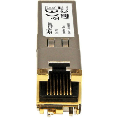 Startech.Com Cisco Glc-T Compatible Sfp Transceiver Module - 1000Base-T