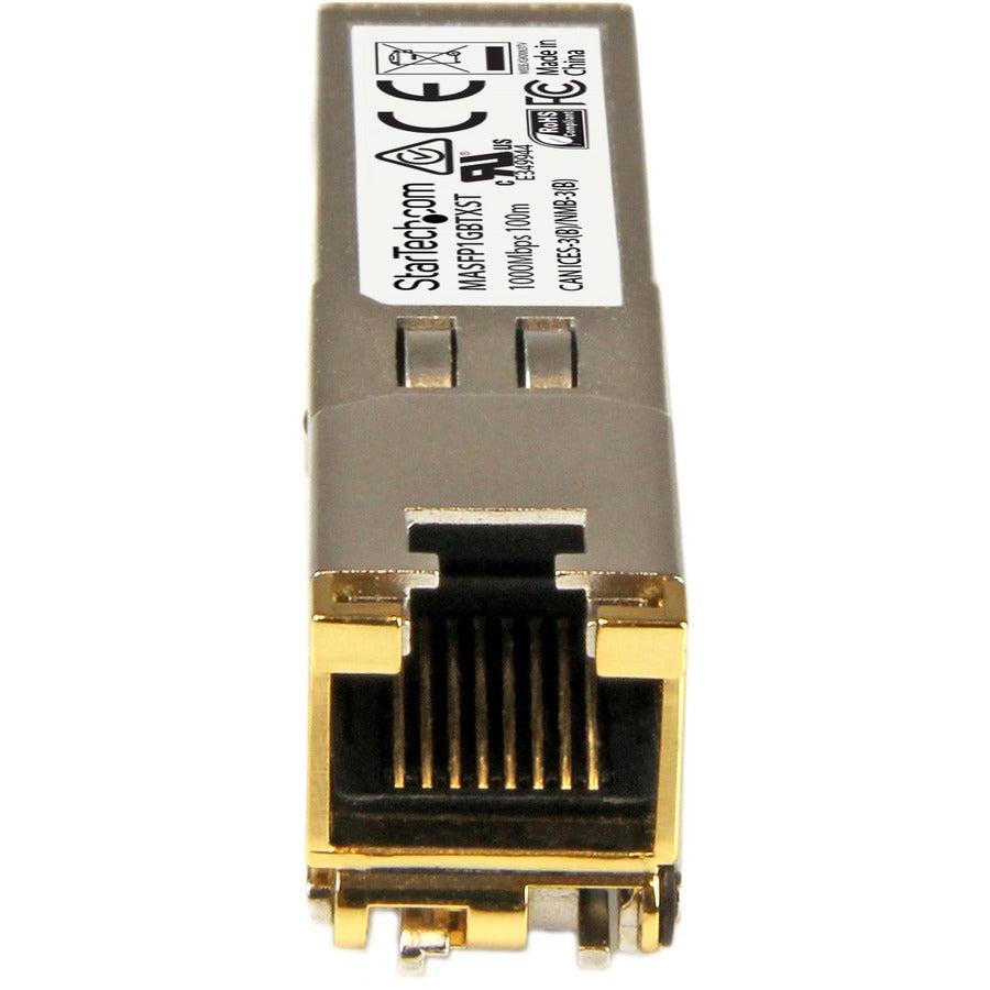 Startech.Com Cisco Meraki Ma-Sfp-1Gb-Tx Compatible Sfp Transceiver Module - 10/100/1000Base-Tx