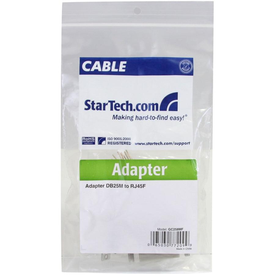 Startech.Com Db25 To Rj45 Modular Adapter - M/F