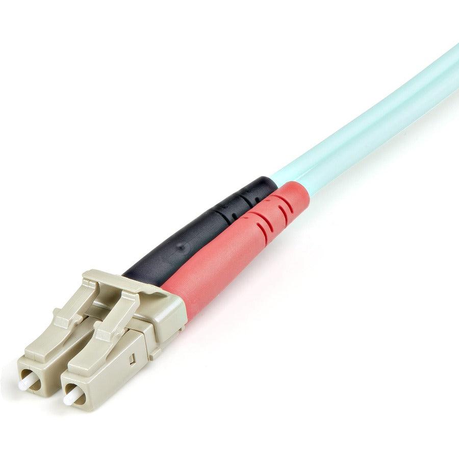 Startech.Com Fiber Optic Cable - 10 Gb Aqua - Multimode Duplex 50/125 - Lszh - Lc/Lc - 1 M