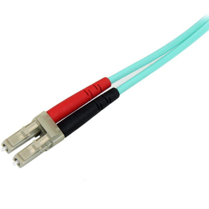 Startech.Com Fiber Optic Cable - 10 Gb Aqua - Multimode Duplex 50/125 - Lszh - Lc/Sc - 2 M