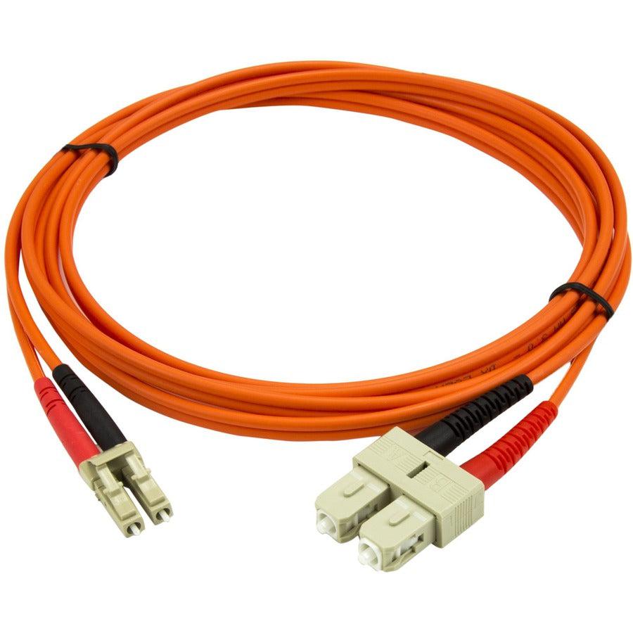 Startech.Com Fiber Optic Cable - Multimode Duplex 50/125 - Lszh - Lc/Sc - 2 M