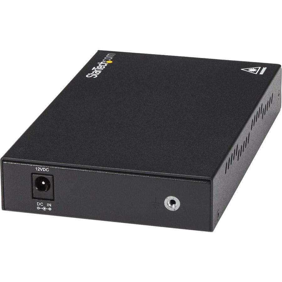 Startech.Com Gigabit Ethernet Copper-To-Fiber Media Converter - Sm Lc - 10 Km