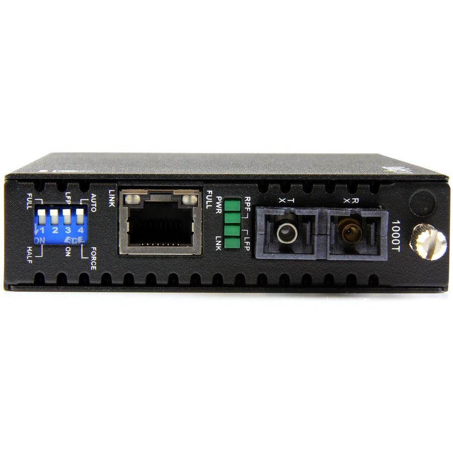 Startech.Com Gigabit Ethernet Single Mode Fiber Media Converter Sc 40 Km - 1000 Mbps