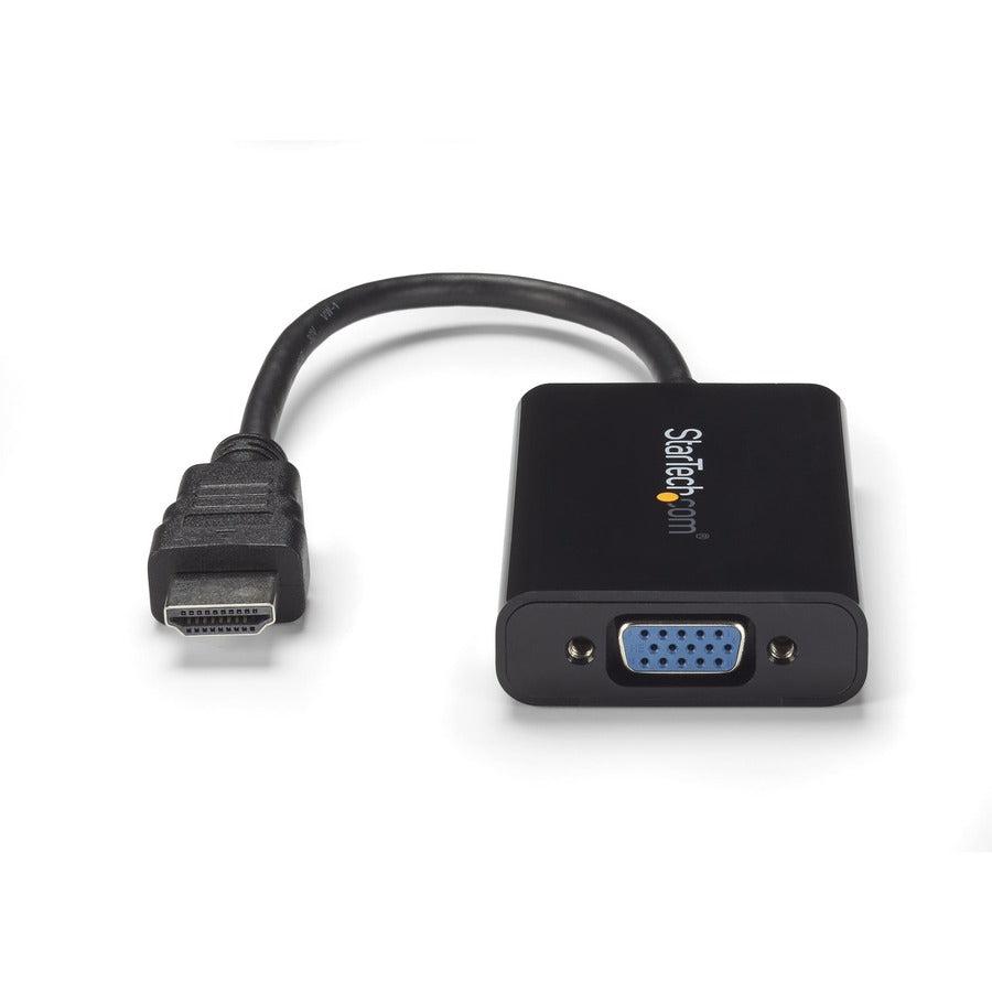 Startech.Com Hdmi To Vga Video Adapter Converter With Audio For Desktop Pc / Laptop / Ultrabook - 1920X1080