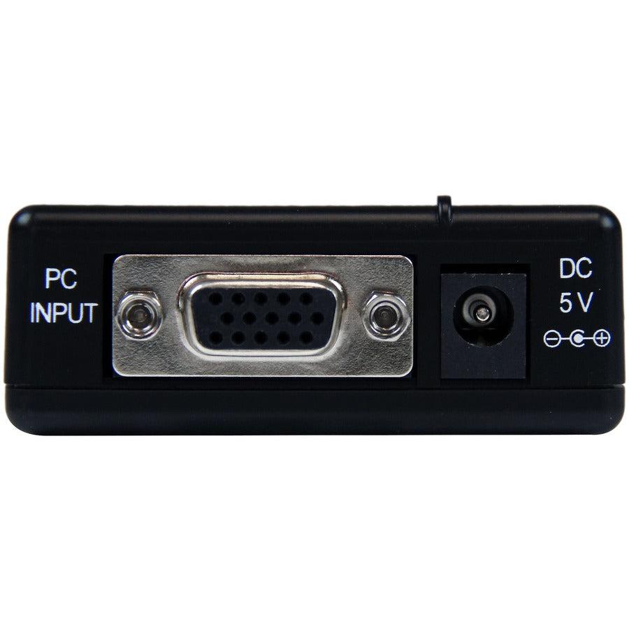 Startech.Com High Resolution Vga To Composite (Rca) Or S-Video Converter - Pc To Tv