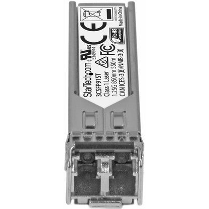 Startech.Com Hpe 3Csfp91 Compatible Sfp Module - 1000Base-Sx - 1Gbe Multi Mode Fiber Optic