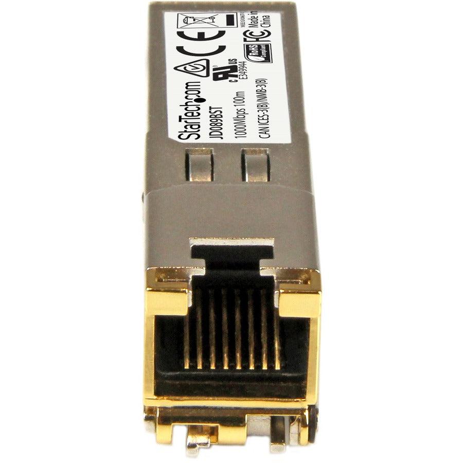 Startech.Com Hpe Jd089B Compatible Sfp Module - 1000Base-T - Sfp To Rj45 Cat6/Cat5E - 1Ge Gigabit Ethernet Sfp - Rj-45 100M - Hpe 5820Af, 12500, 5500