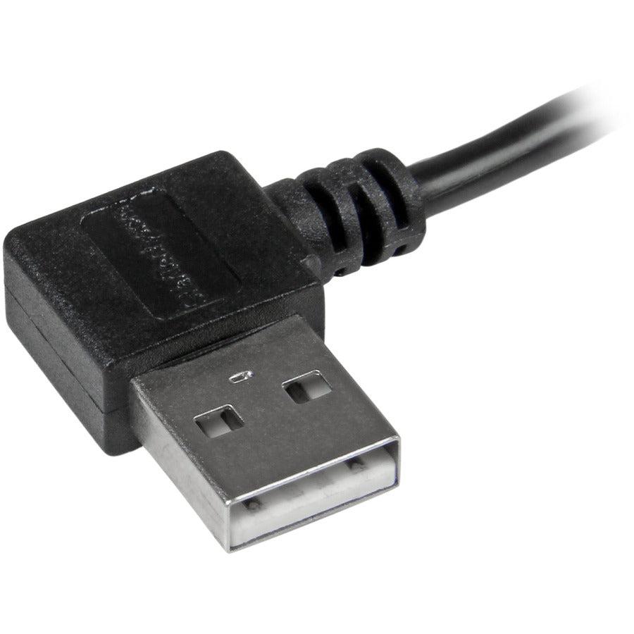 Startech.Com Micro-Usb Cable With Right-Angled Connectors - M/M - 1M (3Ft)