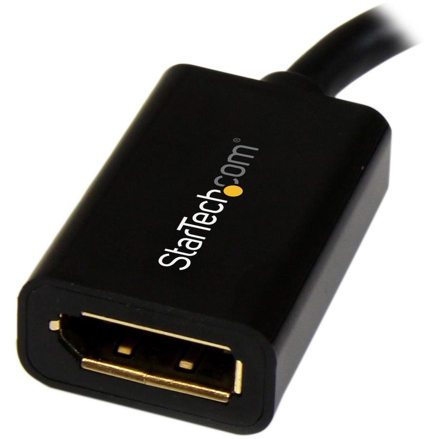 Startech.Com Mini Displayport To Displayport Adapter - 4K X 2K Uhd Video - Mini Dp To Dp Converter -