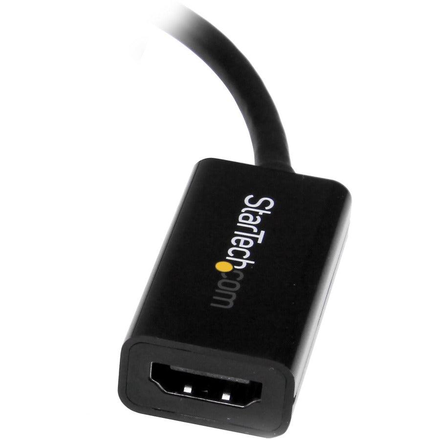 Startech.Com Mini Displayport To Hdmi Adapter - Active Mdp To Hdmi Video Converter - 4K 30Hz - Mdp2Hd4Ks