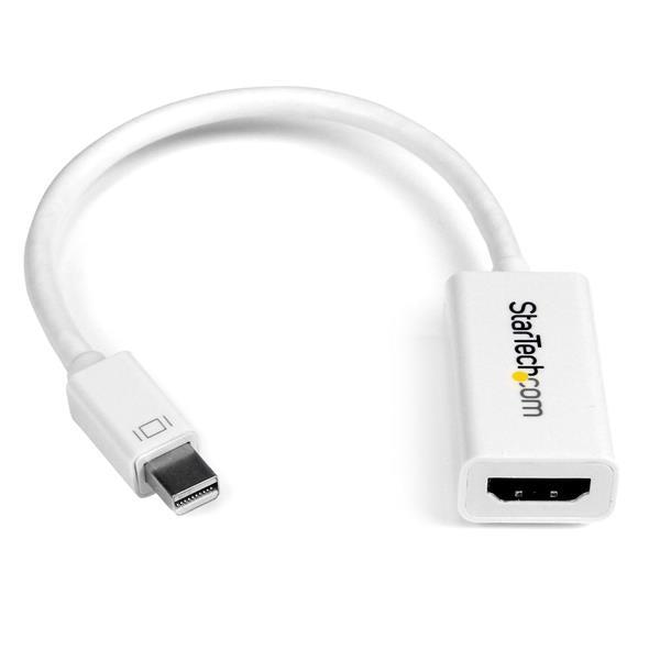 Startech.Com Mini Displayport To Hdmi Adapter - Active Mdp To Hdmi Video Converter - 4K 30Hz - Mdp2Hd4Ksw