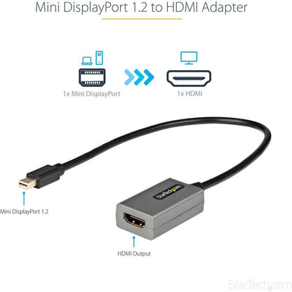 Startech.Com Mini Displayport To Hdmi Adapter - Mdp To Hdmi Adapter Dongle - 1080P - Mini