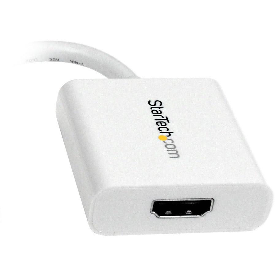 Startech.Com Mini Displayport To Hdmi Adapter - Mdp To Hdmi Video Converter - 1080P - Mini Dp Or Mdp2Hdw
