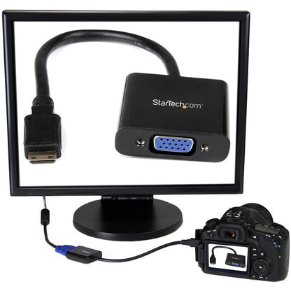 Startech.Com Mini Hdmi To Vga Adapter Converter For Digital Still Camera / Video Camera - 1920X1080