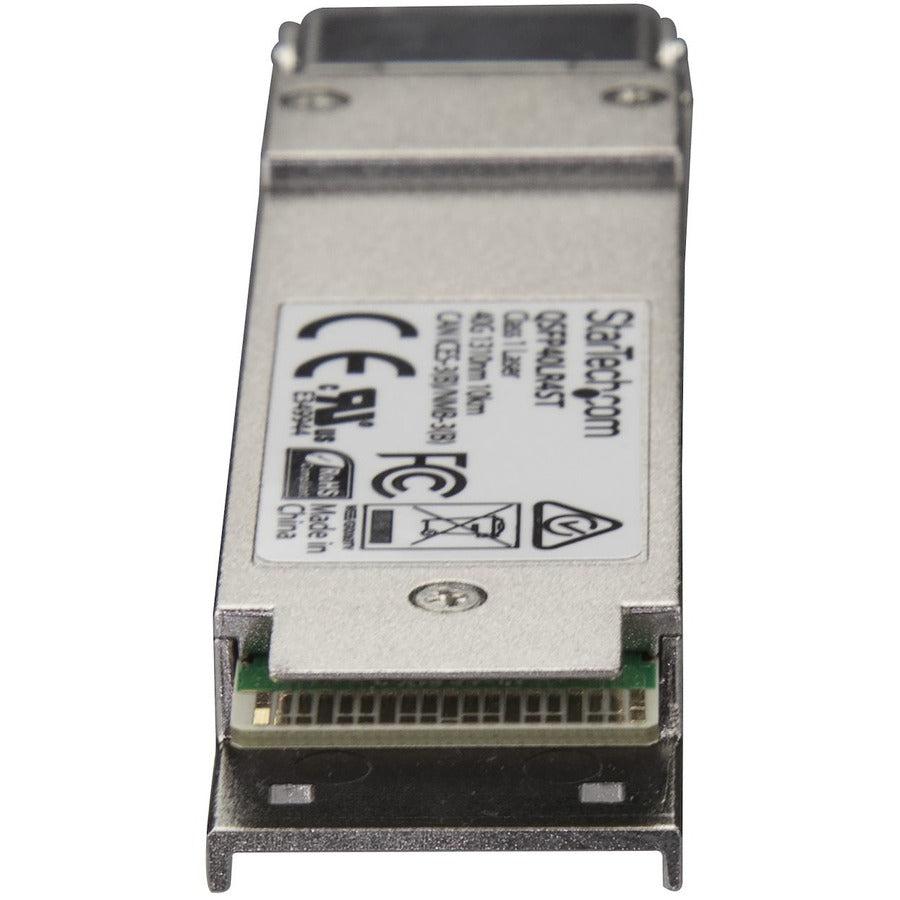 Startech.Com Msa Uncoded Qsfp+ Module - 40Gbase-Lr4 - 40Gbe Single Mode Fiber (Smf) Optic