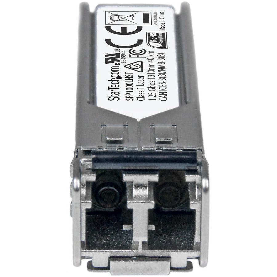 Startech.Com Msa Uncoded Sfp Module - 1000Base-Lh - 1Gbe Single Mode Fiber (Smf) Optic Transceiver - 1Ge Gigabit Ethernet Sfp - Lc 40Km - 1310Nm - Ddm