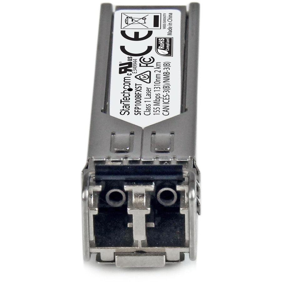 Startech.Com Msa Uncoded Sfp Module - 100Base-Fx - 100Mbe Multi Mode Fiber (Mmf) Optic Transceiver - 100Mb Ethernet Sfp - Lc 2Km - 1310Nm - Ddm