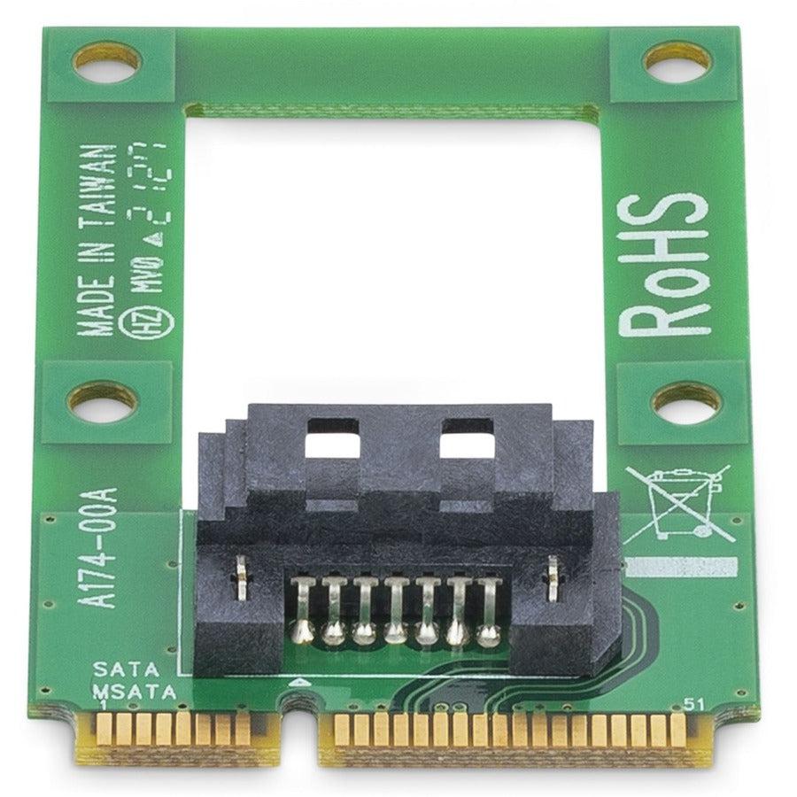 Startech.Com Msata To Sata Hdd / Ssd Adapter  Mini Sata To Sata Converter Card