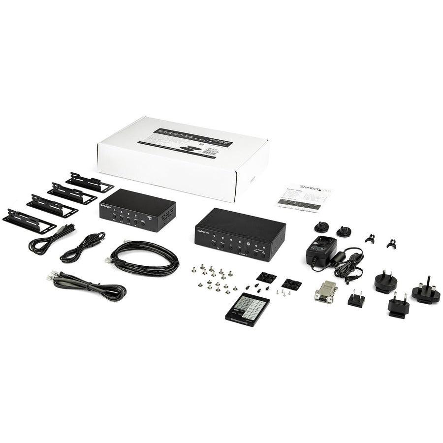 Startech.Com Multi-Input Hdbaset Extender Kit With Built-In Switch And Video Scaler