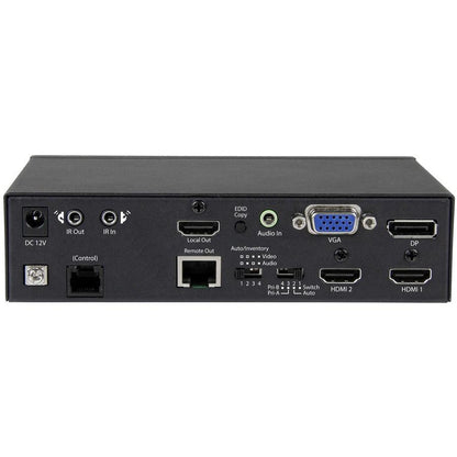 Startech.Com Multi-Input Hdbaset Extender With Built-In Switch - Displayport, Vga And Hdmi Over Cat5E Or Cat6 - Up To 4K