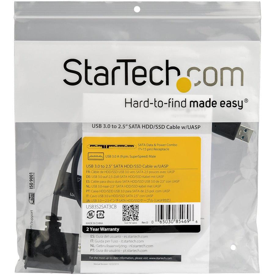 Startech.Com Sata To Usb Cable With Uasp
