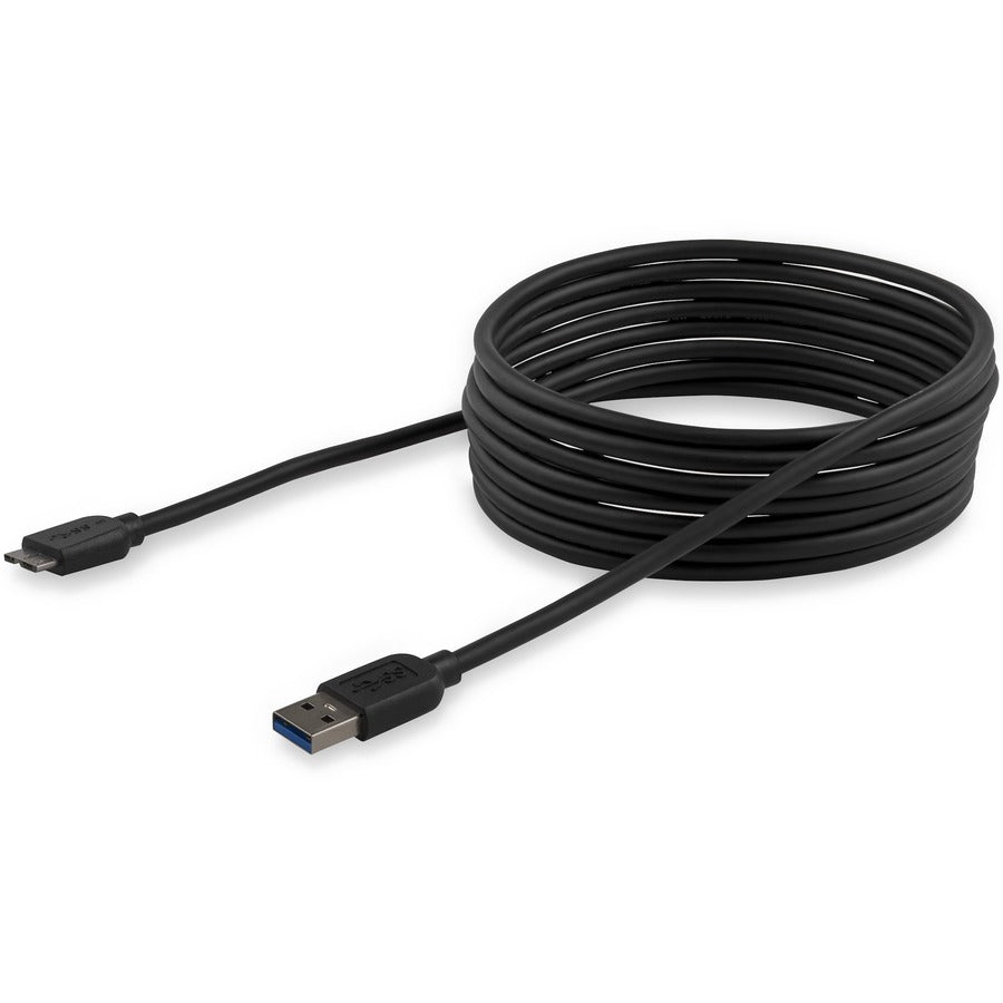 Startech.Com Slim Micro Usb 3.0 Cable - M/M - 1M (3Ft)