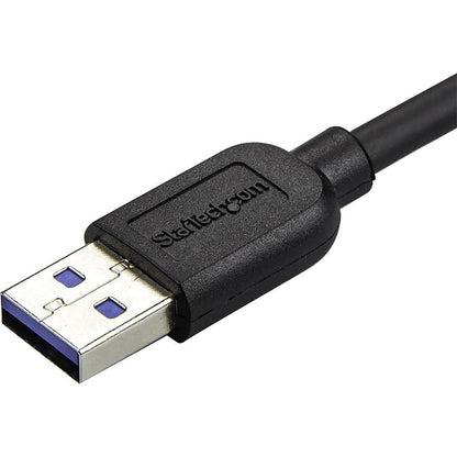 Startech.Com Slim Micro-Usb 3.0 Cable - M/M - Left-Angle Micro Usb - 2M (6Ft)