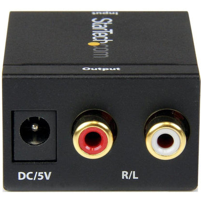 Startech.Com Spdif Digital Coaxial Or Toslink Optical To Stereo Rca Audio Converter