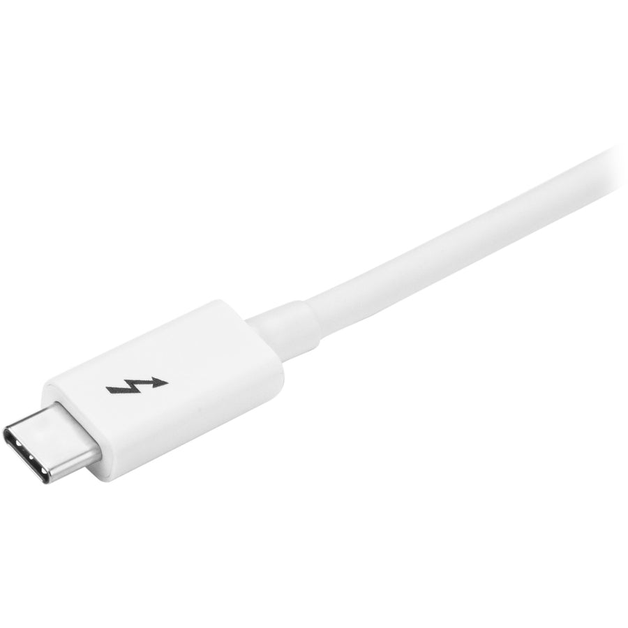 Startech.Com Thunderbolt 3 Cable - 20Gbps - 1M - White - Thunderbolt, Usb, And Displayport Compatible