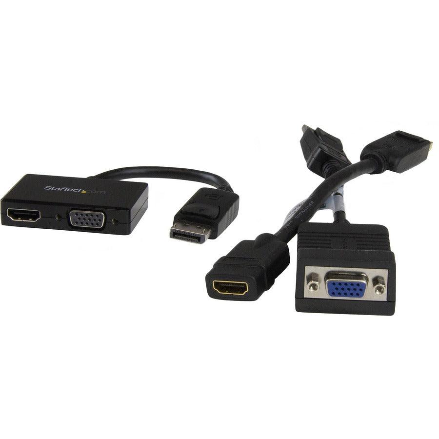 Startech.Com Travel A/V Adapter: 2-In-1 Displayport To Hdmi Or Vga