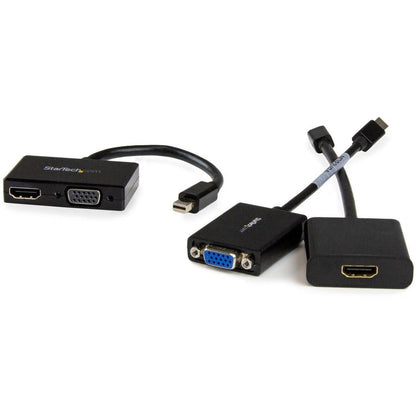 Startech.Com Travel A/V Adapter: 2-In-1 Mini Displayport To Hdmi Or Vga Converter