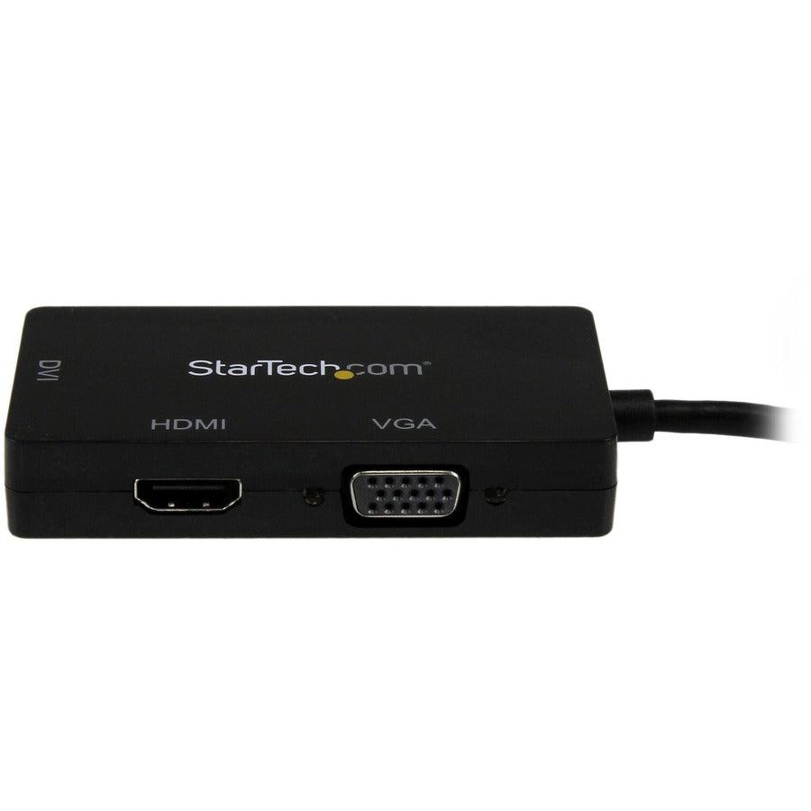 Startech.Com Travel A/V Adapter: 3-In-1 Mini Displayport To Vga Dvi Or Hdmi Converter