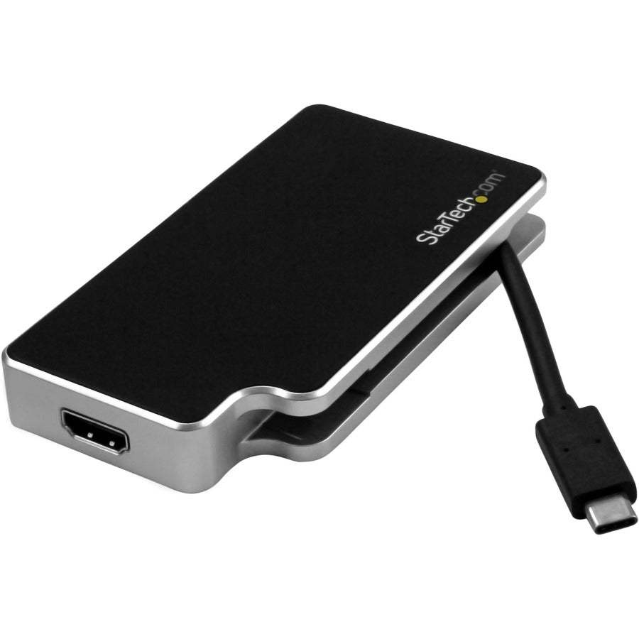 Startech.Com Travel A/V Adapter: 3-In-1 Usb-C To Vga, Dvi Or Hdmi - 4K