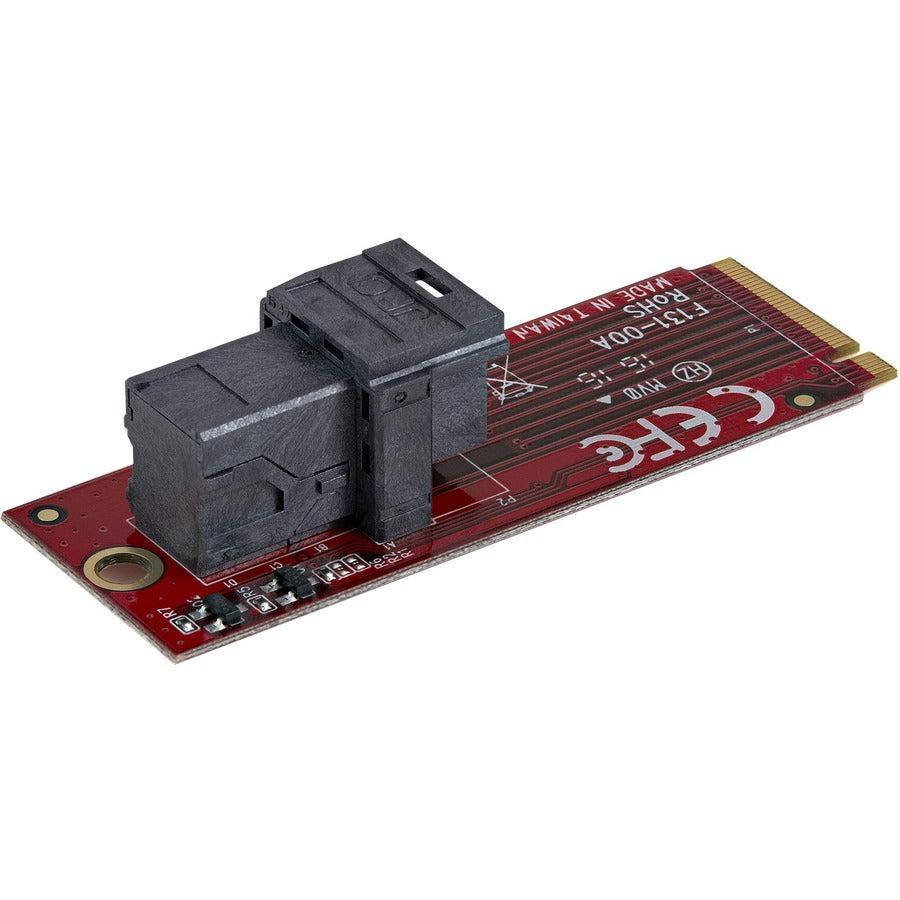 Startech.Com U.2 (Sff-8643) To M.2 Pci Express 3.0 X4 Host Adapter Card For 2.5” U.2 Nvme Ssd