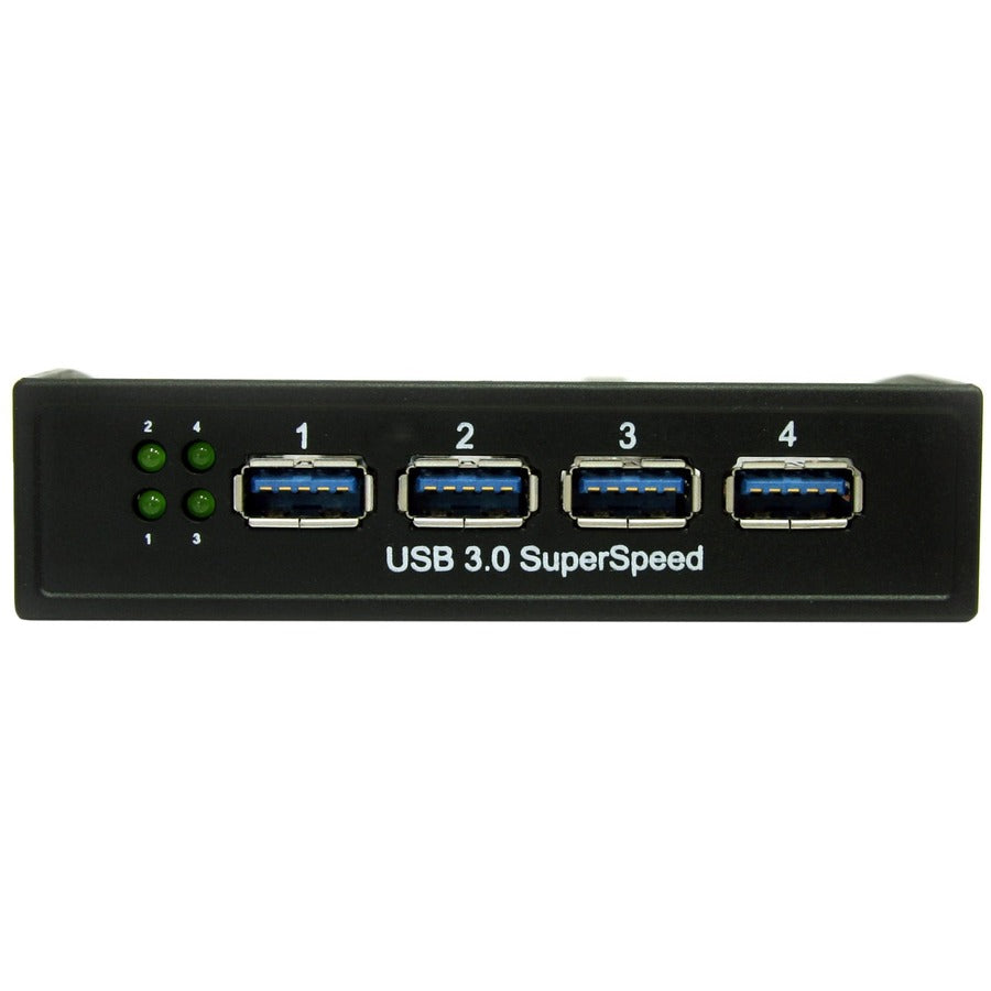 Startech.Com Usb 3.0 Front Panel 4 Port Hub – 3.5In Or 5.25In Bay