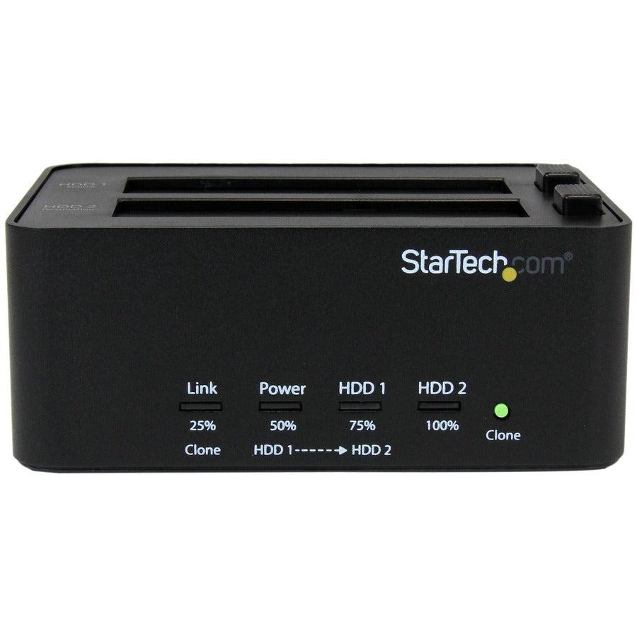 Startech.Com Usb 3.0 Sata Hard Drive Duplicator & Eraser Dock - Standalone 2.5/3.5In Hdd & Ssd Eraser And Cloner