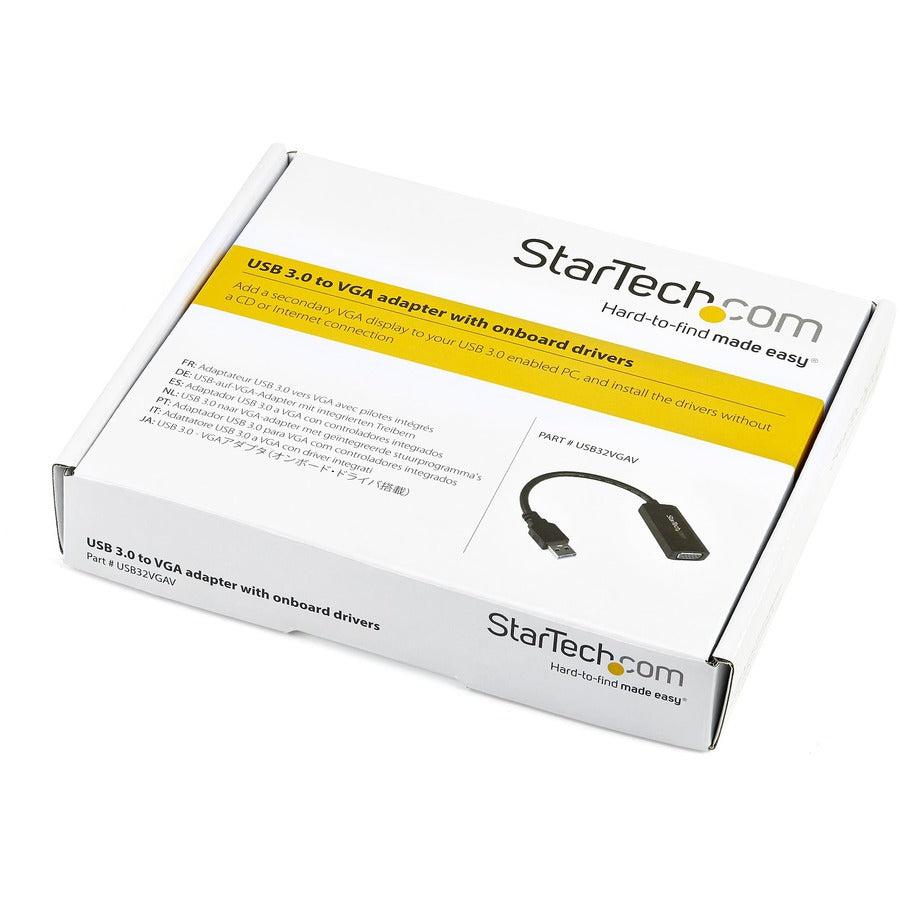 Startech.Com Usb 3.0 To Vga Adapter - On-Board Driver Installation - 1920X1200
