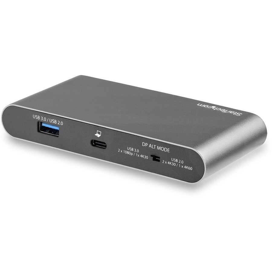 Startech.Com Usb C Dock - 4K Dual Monitor Hdmi Display - Mini Laptop Docking Station - 100W Power Delivery Passthrough - Gbe, 2-Port Usb-A Hub - Usb Type-C Multiport Adapter - 3.3' Cable