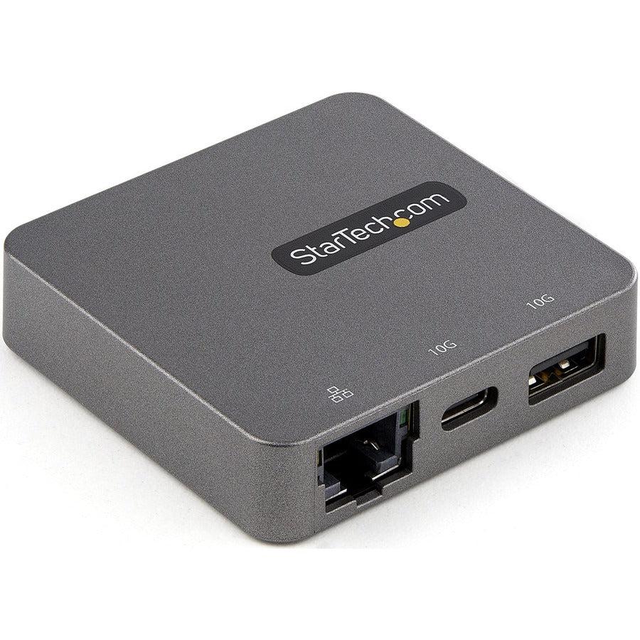 Startech.Com Usb-C Multiport Adapter - Usb 3.1 Gen 2 Type-C Mini Dock - Usb-C To 4K Hdmi Or 1080P Vga Video - 10Gbps Usb-A Usb-C, Gbe - Portable Travel Laptop Dock - Works W/Thunderbolt 3