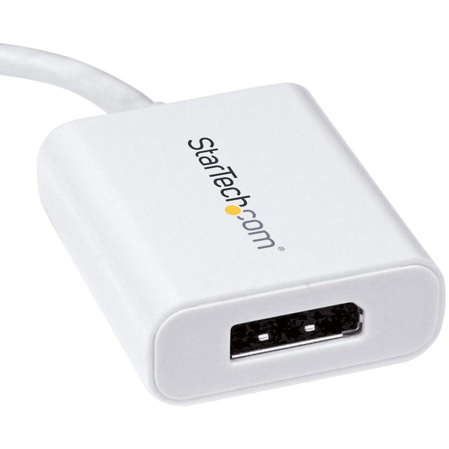 Startech.Com Usb-C To Displayport Adapter - 4K 60Hz - White