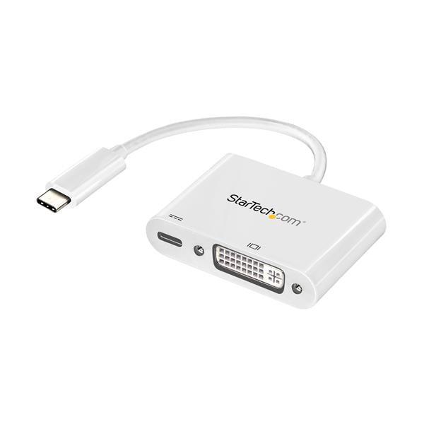 Startech.Com Usb C To Dvi Adapter With Power Delivery - 1080P Usb Type-C To Dvi-D Single Link Cdp2Dviucpw