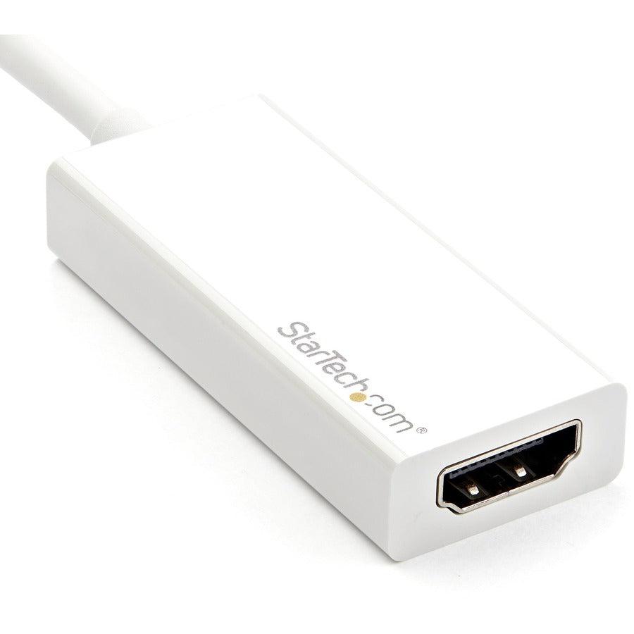 Startech.Com Usb-C To Hdmi Adapter - White - 4K 60Hz