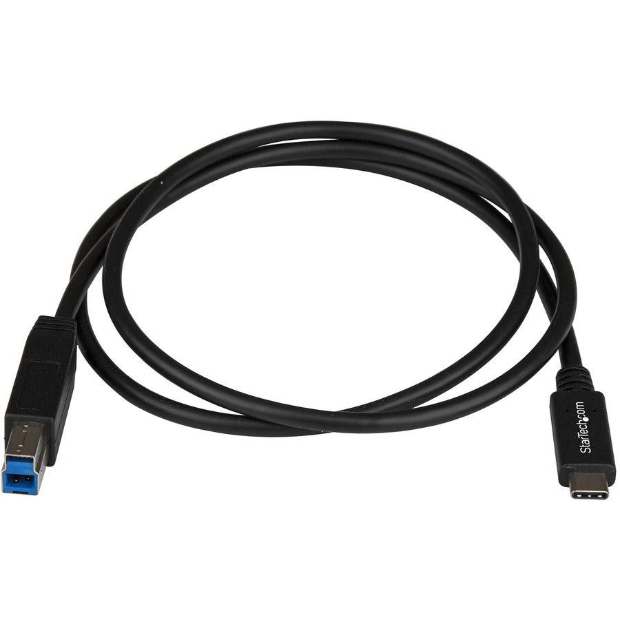 Startech.Com Usb-C To Usb-B Cable - M/M - 1M (3Ft) - Usb 3.1 (10Gbps)