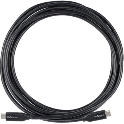 Startech.Com Usb-C To Usb-C Cable W/ 5A Pd - M/M - 3 M (10 Ft.) - Usb 2.0 - Usb-If Certified