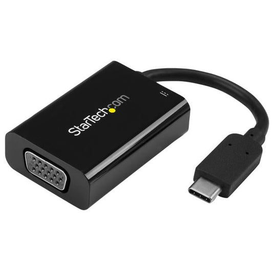 Startech.Com Usb C To Vga Adapter With Power Delivery - 1080P Usb Type-C To Vga Monitor Video Cdp2Vgaucp