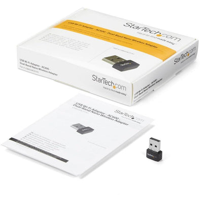 Startech.Com Usb Wi-Fi Adapter - Ac600 - Dual-Band Nano Wireless Adapter